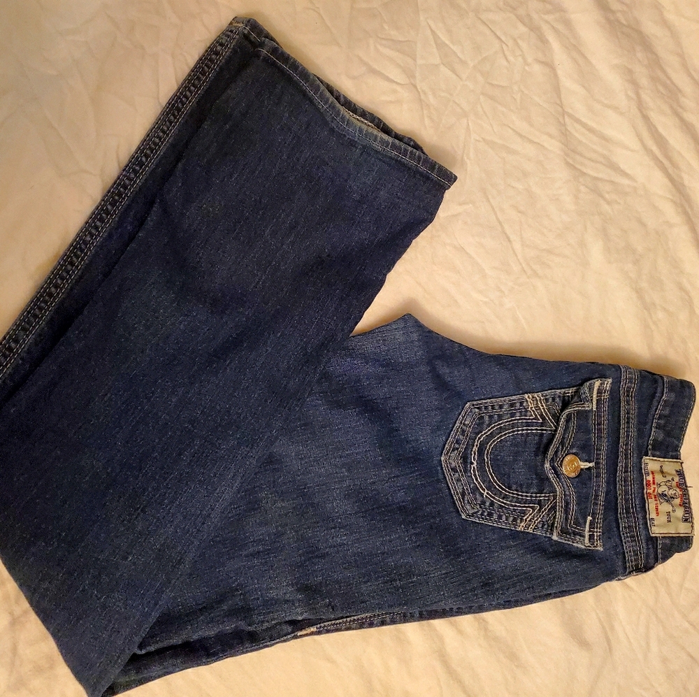 True Religion Dark Bootcut jeans